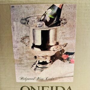 Oneida Wine Cooler, Silver Plate, Ridgewood, Ice Bucket, original box